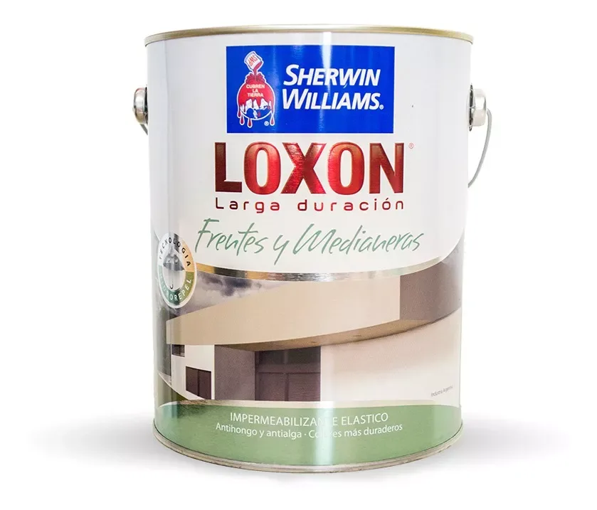 LATEX LOXON LD FRENTES Y MEDIANERAS ROJO TEJA 4 LTS LATEX LOXON LD FRENTES Y MEDIANERAS ROJO TEJA 4 LTS