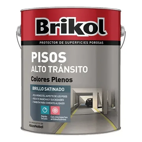 BRIKOL PISOS ALTO TRANSITO AMARILLO 1 LTS BRIKOL PISOS ALTO TRANSITO AMARILLO 1 LTS